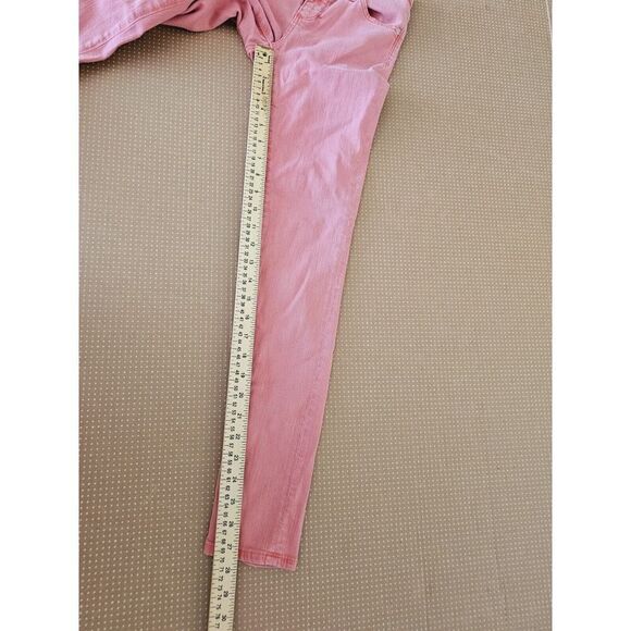 Adriano Goldschmid Jeans Womens 25x28 Pink The Legging Ankle Super Skinny - Picture 8 of 12